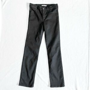 Levi’s 314 Shaping Straight Jeans – Black – Size 28 Water<Less, Mid Rise
